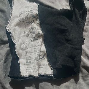 SPLIT COLOR CAMISOLE CROP TOP